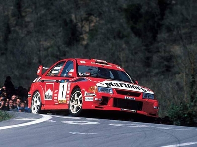 Tommi Mäkinen - Risto Mannisenmaki
35º Rallye Catalunya - Costa Brava - Rallye de España 1999. Mitsubishi Lancer Evo VI (S2 TMR). Clasificado 3º.
Marlboro Mitsubishi Ralliart

Del 19 al 21 de Abril, Lloret de Mar, Girona, Catalunya, España.
Superficie: asfalto.

El Rally tenia un total de 1713.31 km de los que 396.01 km divididos en 19 tramos eran especiales.

Se inscribieron 109 equipos, tomaron la salida 109, finalizaron 56.@
Palabras clave: ;Mitsubishi;Lancer;Catalunya;1999;Costa_Brava;España;Spain