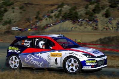 Carlos Sainz Cenamor - Luís Rodríguez Moya
70º Rallye Automobile de Monte-Carlo 2002. Ford Focus RS WRC '02 (Y6 FMC). Clasificado 3º.

Del 18 al 20 de Enero, Monaco.
Superficie: asfalto - nieve.

El Rally tenia un total de 1424.55 km km de los que 396.78 km divididos en 15 tramos eran especiales, (una de ellas fue cancelada SS2 Sisteron - Thoard 1 de 36.73 Km).

Se inscribieron 55 equipos, tomaron la salida 54, finalizaron 26.@
Palabras clave: ;Luis_Moya;Ford;Focus;WRC;Montecarlo;2002