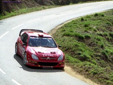 Jesus Puras - Carlos del Barrio
38º Rallye Catalunya - Costa Brava - Rallye de España 2002. Citröen Xsara WRC (S 9710 BBF). Clasificado 12º.

Del 21 al 24 de Marzo, Lloret de Mar, Girona, Catalunya, España.
Superficie: asfalto.

El Rally tenia un total de 1948.95 km de los que 394.98 km divididos en 18 tramos eran especiales (3 de ellas fueron canceladas SS1 Riudecanyes 1 de 12.66 Km, SS7 Coll de Bracons 1 de 19,66 Km y SS8 Vallfogona 1 de 14.54 Km).

Se inscribieron 74 equipos, tomaron la 68, finalizaron 40.@
Palabras clave: Jesus_Chus_Puras;Carlos_del-Barrio_Corral;Citroen;Xsara;WRC;Catalunya;2002;Spain