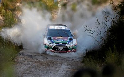 Mikko Hirvonen - Jarmo Lehtinen
47º RallyRACC Catalunya - Costa Daurada 2011. Ford Fiesta RS WRC (PX11 AWN). Clasificado 2º.

Del 20 al 23 de Octubre, Salou, Tarragona, Catalunya, España.
Superficie: asfalto - tierra.

El Rally tenia un total de 1589.90 km de los que 406.52 km divididos en 18 tramos eran especiales.

Tomaron la salida 58 equipos, finalizaron 44.@
Palabras clave: Mikko_Hirvonen;Jarmo_Lehtinen;Ford;Fiesta;RS;WRC;Catalunya;2011