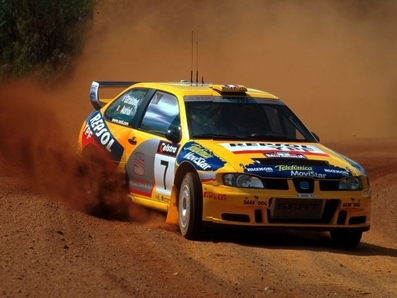 Didier Auriol - Denis Giraudet
13º Rally de Australia 2000. Seat Cordoba WRC Evo3. Clasificado 8º.
Palabras clave: Didier_Auriol;Seat;Còrdoba;WRC;Australia;2000
