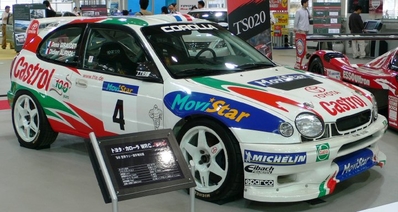 Toyota Corolla WRC (Equipo Toyota Team Castrol).
Equipaciòn del 35º Rally de Catalunya Costa-Brava 1999.
Pilotado por Didier Auriol - Denis Giraudet. Clasificado 2º.
Palabras clave: Didier_Auriol;Toyota;Corolla;WRC;Catalunya;1999