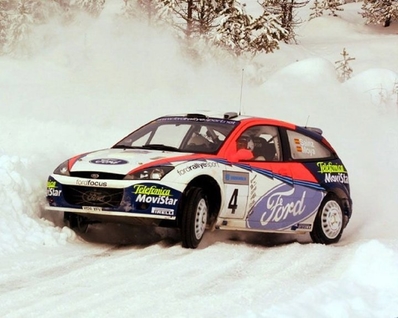 Carlos Sainz Cenamor - Luís Rodríguez Moya
51º Rally de Suecia 2002. Ford Focus RS WRC 02. Clasificado 3º.
Palabras clave: ;Luis_Moya;Ford;Focus;WRC;Suecia;nieve;2002