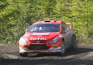 Markko Martin - Michael Park
61º Rally de Gales GB 2005. Peugeot 307WRC Evo2. Retirado por accidente mortal.
En este Rally su copiloto Michael Park (39años) pierde la vida, al salirse del trazado y estrellarse violentamente contra un à¡rbol.(En paz descanse).
Palabras clave: Markko_Martin;Peugeot;WRC;Gran_Bretaña;2005