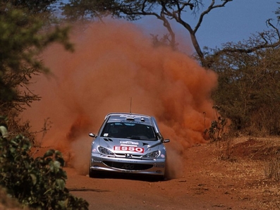 Marcus Grönholm - Timo Rautiainen
49º Safari Rally de Kenia 2001. Peugeot 206WRC (2001). Retirado por suspensiòn.
Palabras clave: ;Timo_Rautiainen;Peugeot;WRC;Safari;2001