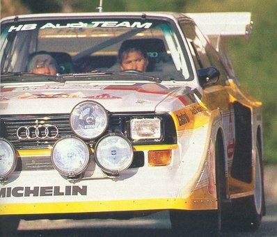 Michèle Mouton - Fabrizia Pons
Audi Quattro Sport S1 E2
Palabras clave: Michele_Mouton;Audi;Grupo_B;Quattro;S1