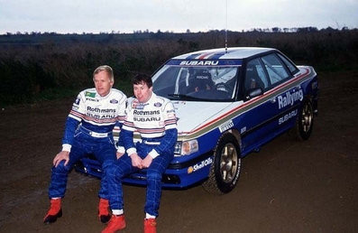 Ari Vatanen y Colin McRae. Pilotos Equipo Subaru
Palabras clave: ;Personajes;subaru