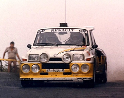 Carlos Sainz Cenamor - Antonio Boto
Renault 5 Maxiturbo.
Palabras clave: ;Grupo_B;Renault;Maxi;Turbo
