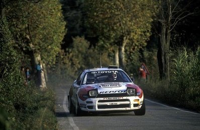 Carlos Sainz Cenamor - Luís Rodríguez Moya
28º Rallye Catalunya-Costa Brava 1992. Toyota Celica Turbo 4WD. Clasificado 1º.
Palabras clave: Carlos_Sainz;Luis_Moya;Toyota;Célica;Turbo;Catalunya;1992