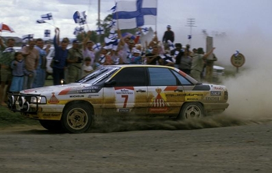 Hannu Mikkola - Arne Hertz
35º Marlboro Safari Rally 1987. Audi 200 Quattro. Clasificado 1º
Palabras clave: ;Audi;Quattro;Safari;1987