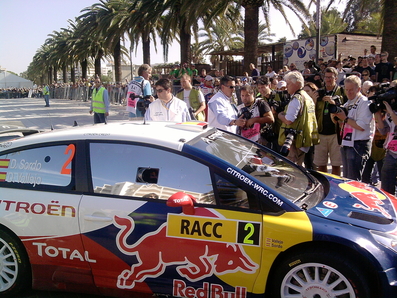 Parque Cerrado Final Rally del 46º Catalunya Costa-Daurada 2010 (Salou)
46º Rallye Catalunya 2010. Citröen C4 WRC. Clasificado 3º.
Dani Sordo - Diego Vallejo
Palabras clave: ;Citroen;WRC;Catalunya;2010;parque_cerrado