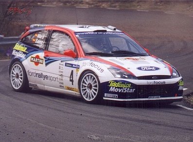 Carlos Sainz Cenamor - Luís Rodríguez Moya
38º Rallye Catalunya-Costa Brava 2002. Ford Focus WRC. Retirado por accidente.
Palabras clave: Carlos_Sainz;Luis_Moya;Ford;Focus;WRC;Catalunya;2002