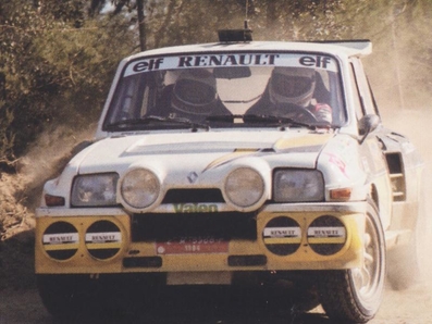 Carlos Sainz Cenamor - Antonio Boto
Rally de Tierra de Madrid 1986.
Palabras clave: ;Grupo_B;Renault;Maxi;Turbo;Tierra_Madrid;1986