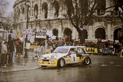 Carlos Sainz Cenamor - Antonio Boto
Rally Sprint Garrigues 1986.
SUBCAMPEà“N de España de Pilotos de Rallyes (Renault R5 Maxi Turbo Gr.B.).
Piloto Oficial de Renault España
Palabras clave: ;Grupo_B;Renault;Maxi_turbo;1986