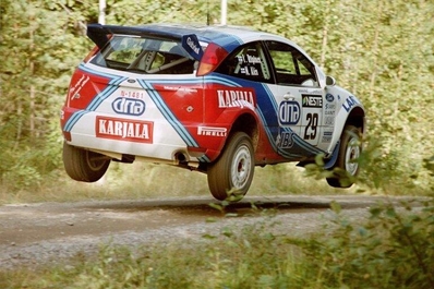 Markku Alén - Ilkka Riipinen
51º Rally de Finlandia 2001. Ford Focus WRC. Clasificado 16º.
Palabras clave: Markku_Alen;Ford;Focus;WRC;Finlandia;2001