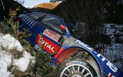 Sébastien Loeb - Daniel Elena
74º Rallye Monte-Carlo 2006. Citröen Xsara WRC. Clasificado 2º.
Acabò 2º después de perder 5 minutos al comerse una izquierda helada en el último tramo cuando era còmodo lider.
Palabras clave: Crash;Montecarlo;Sébastien_Loeb;Daniel_Elena;Citroen;Xsara;crash;2006