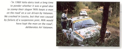 Ari Vatanen - Bruno Berglund
38º Rally 1000 Lagos 1988 (Finlandia). BMW M3. Retirado
Palabras clave: ;BMW;M3;Finlandia;1988
