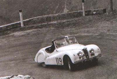 Lea - Francis 
13º Rally Coupe des Alpes 1950, Jaguar XK120 Roadster@
Palabras clave: Jaguar;Alpes;1950