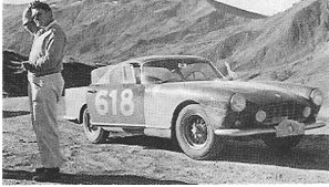 Jean-Pierre Estager - Jean Pebrel 
18º Rallye International des Alpes 1956. Ferrari 250 GT. Clasificado 5º.

De 6 al 13 de Julio, Marseille - Zagreb - Marseille.
Superficie: asfalto.

Tomaron la salida 80 equipos, finalizaron 34.@
Palabras clave: Ferrari;Alpes;1956