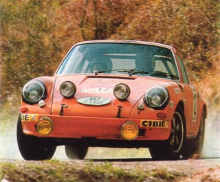 Marc Etchebers - Marie-Christine Rives
7º Rally Firestone 1973, Porsche 911 S, Clasificado 3º.

Del 6 al 8 de Abril. Coef. 7,4.
Puntuable para el Campeonato de Europa de Rallyes para conductores.
Organizador Real Peña Motorista de Vizcaya.

El Rally tenia un total de 1505 Km de los que 383 Km divididos en 27 tramos, eran especiales.

Se inscribieron 96 equipos, tomaron la salida 71, finalizaron 27.@
Palabras clave: Marc_Etchebers;Marie-Christine_Rives;Porsche;Firestone;1973