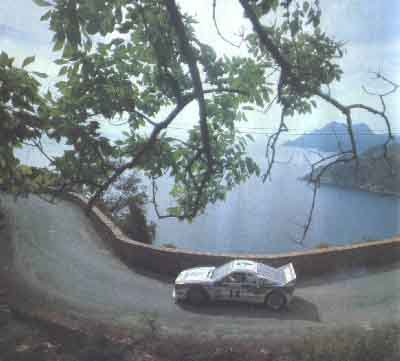 Attilio Bettega - Maurizio Perissinot
27º Tour de Corse - Rallye de France 1983. Lancia Rally 037 (TO Y09061). Clasificado 4º.

Del 5 al 7 de Mayo, Ajaccio, Córcega, Francia.
Superficie: asfalto.

El Rally tenia un total de 1715.10 km de los que 1066.10 km divididos en 32 tramos eran especiales.

Tomaron la salida 178 equipos, finalizaron 57.@
Palabras clave: ;Lancia;Rally;Corcega;Grupo_B;1983;Corse