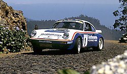 Henri Toivonen - Juha Piironen
25º Rali Vinho da Madeira 1984. Porsche 911 SC RS (A815 CCF). Clasificado 1º.

Del 4 al 5 de Agosto, Funchal, Isla de Madeira, Portugal.
Superficie: asfalto.

El Rally constaba de 474.00 km cronometrados divididos en 28 tramos especiales.

Tomaron la salida 83 equipos, finalizaron 25.@
Palabras clave: Henri_Toivonen;Juha_Piironen;Porsche;Madeira;Portugal;1984;Grupo_B