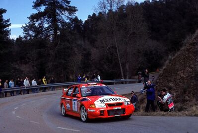 Tommi Mäkinen - Risto Mannisenmaki
36º Rallye Catalunya - Costa Brava - Rallye de España 2000. Mitsubishi Lancer Evo VI (V2 MMR). Clasificado 4º.

Del 30 de Marzo al 2 de Abril, Lloret de Mar, Girona, Catalunya, España.
Superficie: asfalto.

El Rally tenia un total de 1874.7 km de los que 383.09 km divididos en 15 tramos eran especiales.

Se inscribieron 95 equipos, tomaron la salida 91, finalizaron 55.@
Palabras clave: ;Catalunya;Costa_Brava;España;Spain;Mitsubishi_Lancer;Evo;2000