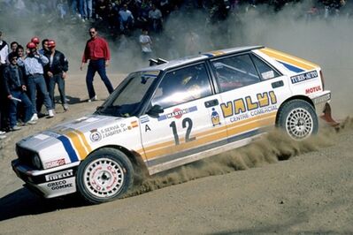 Salvador Servià - Jordi Sabater
26º Rallye Catalunya - Costa Brava 1990. Lancia Delta Integrale. Abandonó por motor.

Del 15 al 17 de Febrero, Lloret de Mar, Girona, Catalunya, España.
Superficie: asfalto - tierra.

El Rally tenia un total de 1140 km de los que 460.42 km divididos en 29 tramos eran especiales.

Tomaron la salida 90 equipos, finalizaron 29.@
Palabras clave: Salvador_Servia;Lancia;Delta;Integrale;Catalunya;Costa_Brava;España;Spain;1990