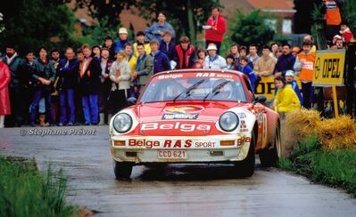 Robert Droogmans - Ronny Joosten
13º Lotto Haspengouwrally 1984. Porsche 911 SC RS (CCD 621). Clasificado 1º.

Del 1 al 3 de Junio, Landen, Belgica.
Superficie: asfalto - tierra.

La prueba constaba de 394.49 km divididos en 3 etapas y 34 tramos especiales.

Tomaron la salida 90 eqquipos, finalizaron 41.

PHOTO 2 de 2
© Stephane Prévot
@
Palabras clave: Haspengouwrally;Porsche;Grupo_B;1984