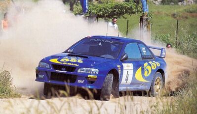 Piero Liatti -Fabrizia Pons
45º Acropolis Rally de Grecia 1998. Subaru Impreza S5 WRC 98. Clasificado 6º.

Del 7 al 9 de Junio, Atenas, Delfi.
Superficie: tierra.

El Rally tenia un total de 1036.49 Km de los que 388.76 Km divididos en 17 tramos eran especiales (uno de ellos fue cancelada SS2 Skourta de 20.65 Km).

Se inscribieron 105 equipos, tomaron la salida 102, finalizaron 59.@
Palabras clave: Piero_Liatti;Subaru;Impreza;WRC;Acropolis;Grecia;1998