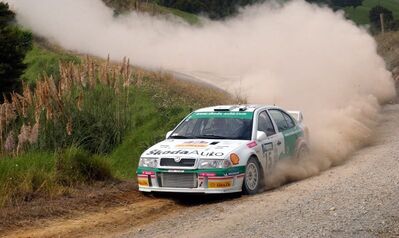 Toni Gardemeister - Paavo Lukander
33º Propecia Rally New Zealand 2003. Skoda Octavia WRC Evo3. Clasificado 5º.

Del 10 al 13 de Abril, Auckland, Nueva Zelanda.
Superficie: tierra.

El Rally tenia un total de 1297.81 Km de los que 403.52 Km divididos en 22 tramos eran especiales.

Se inscribieron 86 equipos, tomaron la salida 80, finalizaron 46.@
Palabras clave: Skoda;Octavia;WRC;Nueva_Zelanda;2003