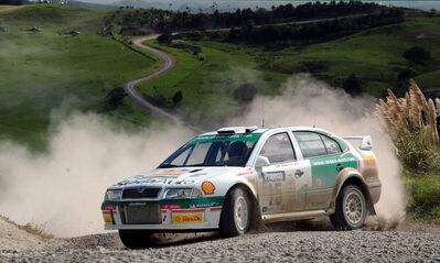 Toni Gardemeister - Paavo Lukander
33º Propecia Rally New Zealand 2003. Skoda Octavia WRC Evo3. Clasificado 5º.

Del 10 al 13 de Abril, Auckland, Nueva Zelanda.
Superficie: tierra.

El Rally tenia un total de 1297.81 Km de los que 403.52 Km divididos en 22 tramos eran especiales.

Se inscribieron 86 equipos, tomaron la salida 80, finalizaron 46.@
Palabras clave: Skoda;Octavia;WRC;Nueva_Zelanda;2003