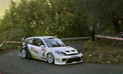 Markko Märtin - Michael Park
45º Rallye Sanremo - Rallye d'Italia 2003. Ford Focus RS WRC 03 (EK 52 LNP). Clasificado 3º.

Del 3 al 5 de Octubre, Sanremo.
Superficie: asfalto.

El Rally tenia un total de 1375.86 km de los que 387.36 km divididos en 3 etapas y 14 tramos eran especiales.

Tomaron la salida 54 equipos, finalizaron 36.
@
Palabras clave: Markko_Martin;Ford;Focus;RS;WRC;Sanremo;2003