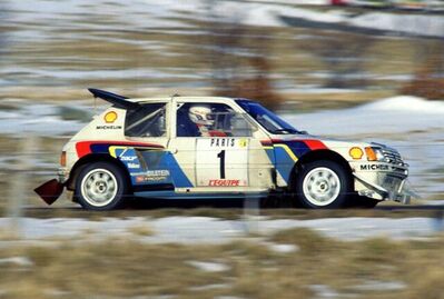 Timo Salonen - Seppo Harjanne
54º Rallye Automobile de Monte-Carlo 1986. Peugeot 205 Turbo 16 (24 FGV 75). Clasificado 2º.

Del 18 al 24 de Enero, Monte-Carlo.
Superficie: asfalto - nieve.

El Rally tenía un total de 3984.00 km de los que 881.20 km divididos en 36 tramos eran especiales.

Tomaron la salida 156 equipos, finalizaron 65.@
Palabras clave: Timo_Salonen;Peugeot;Montecarlo;grupo_B;1986;turbo