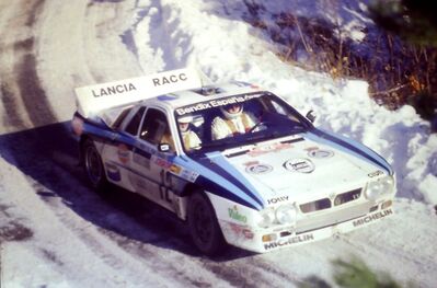 Salvador Servià i Costa - Jordi Sabater
54º Rallye Automobile de Monte-Carlo 1986. Lancia Rally 037 (TO Y67908). Clasificado 7º y 1º sin tracción total.

Del 18 al 24 de Enero, Monte-Carlo.
Superficie: asfalto - nieve.

El Rally tenía un total de 3984.00 km de los que 881.20 km divididos en 36 tramos eran especiales.

Tomaron la salida 156 equipos, finalizaron 65.@
Palabras clave: Salvador_Servia;Lancia;Rally;Montecarlo;1986;Grupo_B