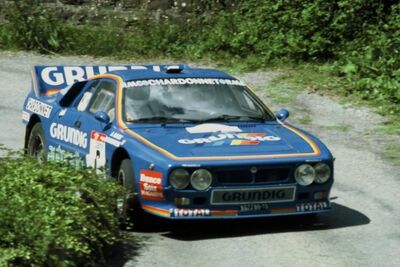 Bernard Darniche - Alain Mahé
29º Critérium Alpin - Behra 1986. Lancia Rally 037 (TO W67788). Clasificado 2º.

Del 5 al 8 de Junio, Grasse (Francia).
Superficie: asfalto con un total de 385.47 km cronometrados divididos en 18 tramos, (uno de ellos, SS1 de 27.44 km fue cancelado).

Tomaron la salida 136 equipos, finalizaron 78.@
Palabras clave: ;Criterium_Alpin_Behra;Lancia;Rally;Grupo_B;1986