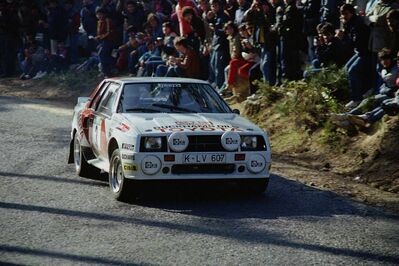 Björn Waldegard - Hans Thorszelius
18º Rallye de Portugal - Vinho do Porto 1984. Toyota Celica Twincam Turbo (K-LV 607). Abandonó por la cardán en SS30 Baião de 17.50 Km.

Del 6 al 10 de Marzo, Estoril, Cascais, Lisboa, Portugal.
Superficie: asfalto - tierra.

El Rally tenia un total de 2400.00 km de los que 685.00 km divididos en 45 tramos eran especiales.

Se inscribieron 79 equipos, tomaron la salida 70, finalizaron 20.@
Palabras clave: ;Toyota;TCT;Grupo_B;Portugal;1984;Celica;Toyota