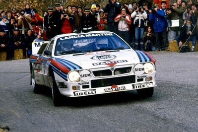 Henri Toivonen - Juha Piironen
53º Rallye Automobile de Monte-Carlo 1985. Lancia Rally 037 (TO 09006D). Clasificado 6º.

Del 26 de Enero al 1 de Febrero, Monte-Carlo.
Superficie: asfalto -nieve.

El Rally tenía un total de 3999.00 km de los que 851.10 km divididos en 34 tramos eran especiales (1 de ellos fue cancelado SS17).

Tomaron la salida 117 equipos, finalizaron 68.@
Palabras clave: Henri_Toivonen;Juha_Piironen;Lancia;Rally;Grupo_B;Montecarlo;1985
