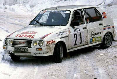 Maurice Chomat - Didier Breton
53º Rallye Automobile de Monte-Carlo 1985. Citröen Visa 1000 Pistes (8443 ME 92). Clasificado 10º.

Del 26 de Enero al 1 de Febrero, Monte-Carlo.
Superficie: asfalto -nieve.

El Rally tenía un total de 3999.00 km de los que 851.10 km divididos en 34 tramos eran especiales (1 de ellos fue cancelado SS17).

Tomaron la salida 117 equipos, finalizaron 68.@
Palabras clave: Citroen;Visa;Grupo_B;Montecarlo;nieve;1985