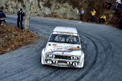 Roger Krattiger - Franco Daminelli
50º Rallye Automobile de Monte-Carlo 1982. Fiat 131 Abarth (TI 147234). Clasificado 11º.

Del 16 al 22 de Enero, Monte Carlo.
Superficie: asfalto - nieve.

El Rally tenia un total de 4082.71 km de los que 747.81 km divididos en 32 tramos eran especiales, (2 de ellas fueron canceladas SS7 Trigance - Chateauvieux 1 de 28,53 Km y SS15 St Jean en Royans - La Chapelle en Vercors de 38,67 Km).

Se inscribieron 306 equipos, tomaron la salida 299, finalizaron 140.@
Palabras clave: Fiat;Abarth;Montecarlo;1982