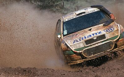 Armin Schwarz - Manfred Hiemer
49º Safari Rally Kenya 2001. Skoda Octavia WRC Evo2. Clasificado 3º.

Del 19 al 22 de Julio.
Superficie: tierra.

El Rally se dividia en 3 etapas y un total de 2908.51 km de los que 1129.76 km divididos en 13 tramos eran especiales (uno de ellos fue cancelado TC11 Kajiado 2
de 49.95 km).

Se inscribieron 43 equipos, tomaron la salida 41, finalizaron 15.@
Palabras clave: ;Octavia;Skoda;WRC;Safari;Kenya;2001