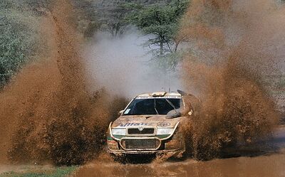 Bruno Thiry - Stéphane Prévot
49º Safari Rally Kenya 2001. Skoda Octavia WRC Evo2. Abandonó por accidente en TC13 Maili Tisa 2 de 71.83 km.

Del 19 al 22 de Julio.
Superficie: tierra.

El Rally se dividia en 3 etapas y un total de 2908.51 km de los que 1129.76 km divididos en 13 tramos eran especiales (uno de ellos fue cancelado TC11 Kajiado 2
de 49.95 km).

Se inscribieron 43 equipos, tomaron la salida 41, finalizaron 15.@
Palabras clave: Bruno_Thiry;Skoda;Octavia;WRC;Safari;Kenya;2001