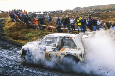 Per Eklund - Dave Whittock
35º Lombard RAC Rally 1986. MG Metro 6R4 (N-CM 467). Clasificado 7º.

Del 16 al 19 de Noviembre, Bath, Inglaterra.
Superficie: Tierra.

El Rally un total de 2537.93 km de los que 515.04 km divididos en 45 tramos eran especiales.

Tomaron la salida 149 equipos, finalizaron 83.@
Palabras clave: ;MG;Metro;Grupo_B;Gran_Bretaña;1986;Inglaterra