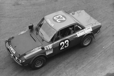 Sandro Munari - Lofty Drews
18º East African Safari Rally 1970. Lancia Fulvia 1.6 Coupé HF (TO-D20641). Abandonó por accidente.

Del 26 al 30 de Marzo, Kampala (Uganda).
Superficie: tierra

La distancia total de la prueba era de 5310.00 km.

Tomaron la salida 91 equipos, finalizaron 19.@
Palabras clave: Sandro_Munari;Africa;Lancia;Fulvia;Coupe;1970