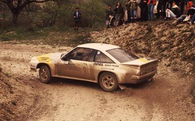 Guy Fréquelin - "Tilber"
5º Rallye Terre de Provence 1984. Opel Manta 400 (GG-CT 361). Clasificado 1º.

Del 18 al 19 de Mayo, Digne, Francia.
Superficie: tierra.

Desconocemos de cuantos kilómetros tanto totales como especiales tenia la prueba.

Tomaron la salida 102 equipos, finalizaron 62.@
Palabras clave: ;Opel;Manta;Grupo_B;Provence;Francia;1984