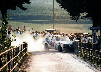 Lanza - Dovier
25º Rally Sanremo 1983. Opel Kadett GT/E. Abandonó creemos que por el accidente de la imagen en SS33 Pienza de 12.52 km.

Del 2 al 7 de Octubre, Sanremo, Liguria, Imperia, Italia.
Superficie: Asfalto - tierra

El Rally tenia un total de 2695.00 km de los que 775.89 km divididos en 58 tramos, eran especiales.

Se inscribieron 97 equipos, tomaron la salida 97, finalizaron 36.

© By Barone
@
Palabras clave: Opel;Kadett;GT/E;Sanremo;1983;Crash