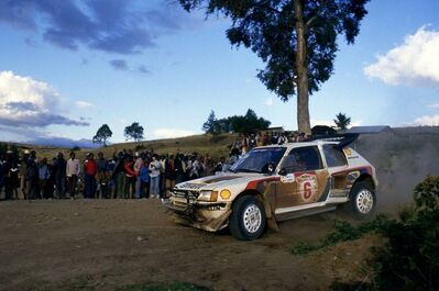 Shekhar Mehta - Rob Combes
34º Marlboro Safari Rally 1986. Peugeot 205 Turbo 16 E2 (290 FPF 75). Clasificado 8º.

Del 29 de Marzo al 2 de Abril, Nairobi, Kenya, África.
Superficie: tierra.

El Rally tenia un total de 4.190 km con 63 controles horarios.

Tomaron la salida 69 equipos, finalizaron 16.@
Palabras clave: Shekhar_Mehta;Peugeot;Grupo_B;Turbo;Safari;1986
