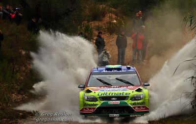 Mikko Hirvonen - Jarmo Lehtinen
46º RallyRACC Catalunya - Costa Daurada 2010. Ford Focus RS WRC 09 (BK08 LCW). Clasificado 5º.
Tramo: El Priorat de 42,04 km
Cruce: El Molar.

Del 20 al 24 de Octubre, Salou, Tarragona, Catalunya, España.
Superficie: asfalto - tierra.

El Rally tenia un total de 1301.70 km de los que 355.30 km divididos en 3 etapas y 19 tramos eran especiales.

Tomaron la salida 48 equipos, finalizaron 36.

© Greg Roslon
@@
Palabras clave: ;Ford;Focus;WRC;Catalunya;España;Spain;2010