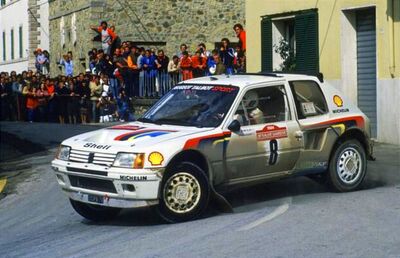 Jean-Pierre Nicolas - Charley Pasquier
26º Rallye San Remo 1984. Peugeot 205 Turbo 16 (123 FBL 75). Clasificado 5º.

Del 30 de Septiembre al 5 de Octubre, Sanremo, Liguria, Imperia, Italia.
Superficie: asfalto -tierra.

El Rally tenia un total de 2546.29 km de los que 807.69 km divididos en 56 tramos eran especiales, (2 de ellas fueron canceladas SS7 Sante Luce de 12,30 km y SS26 Chiusdino 2 de 17,41 Km).

Se inscribieron 104 equipos, tomaron la salida 100, finalizaron 35.@
Palabras clave: ;Peugeot;Turbo16;Sanremo;1984;Grupo_B