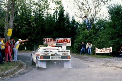 Markku Alén - Ilkka Kivimaki
26º Rallye San Remo 1984. Lancia Rally 037 (TO W67769). Abandonó por motor (biela) en SS27 Montepescini 2 de 10,69 Km.

Del 30 de Septiembre al 5 de Octubre, Sanremo, Liguria, Imperia, Italia.
Superficie: asfalto -tierra.

El Rally tenia un total de 2546.29 km de los que 807.69 km divididos en 56 tramos eran especiales, (2 de ellas fueron canceladas SS7 Sante Luce de 12,30 km y SS26 Chiusdino 2 de 17,41 Km).

Se inscribieron 104 equipos, tomaron la salida 100, finalizaron 35.@
Palabras clave: Markku_Alen;Lancia;Grupo_B;Sanremo;1984